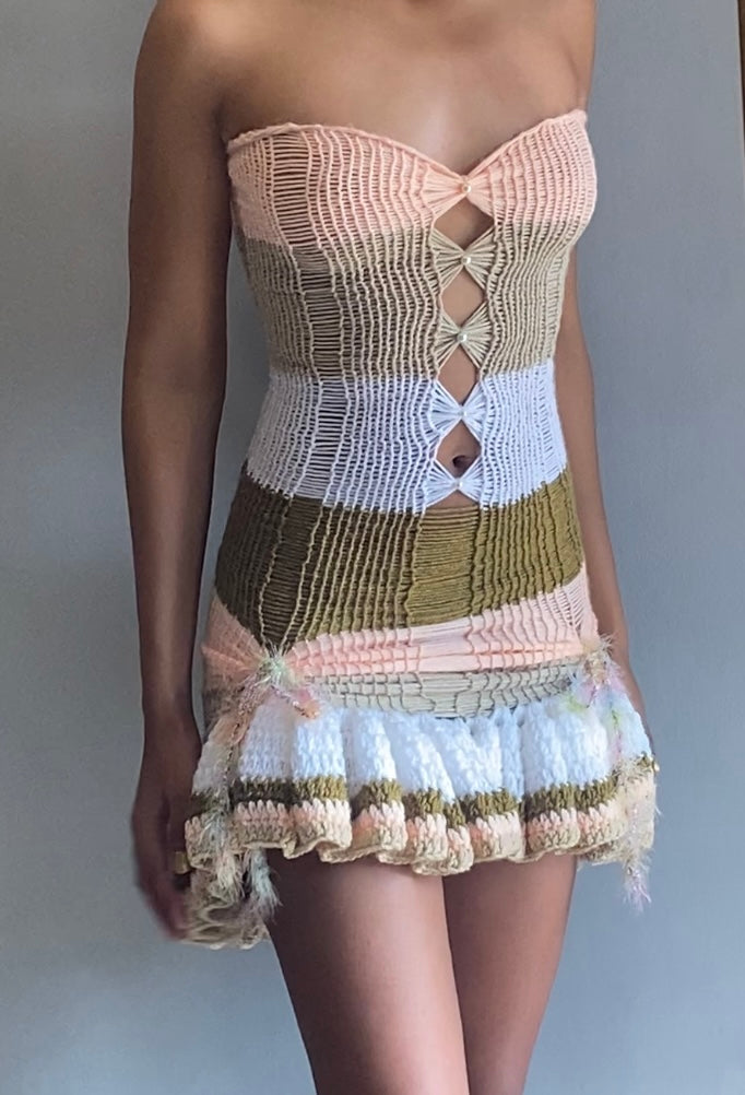 Gathered Ruffle Set